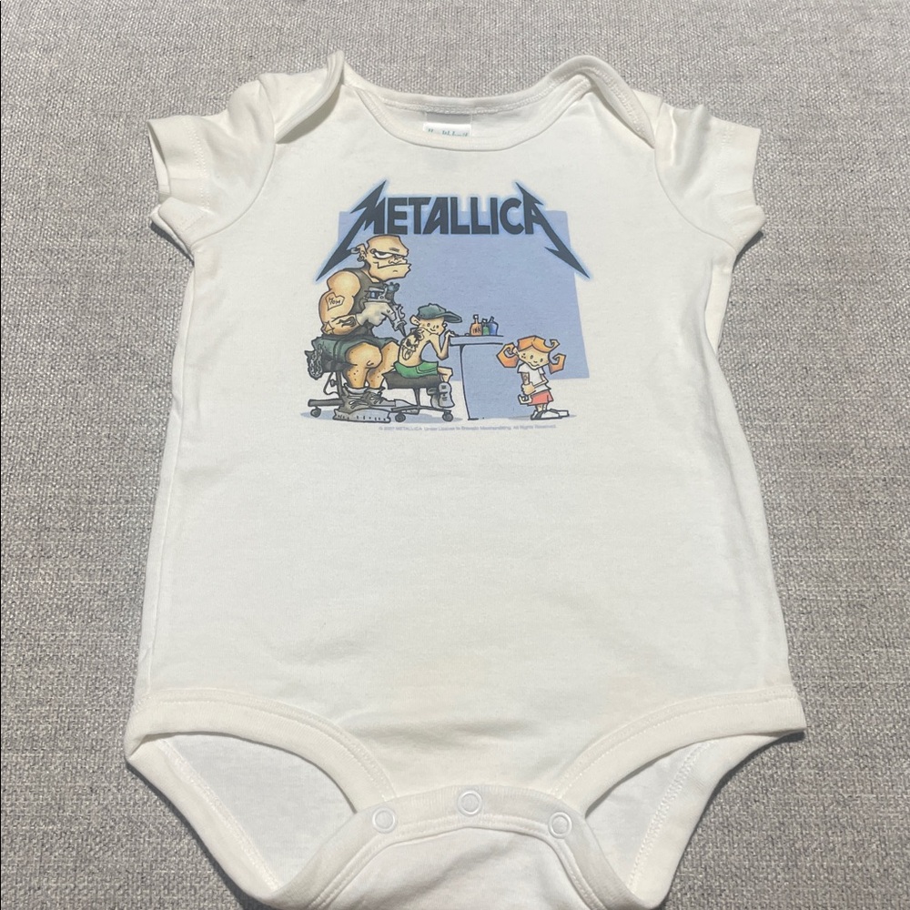 Metallica Graphic Baby Onesie (new)
